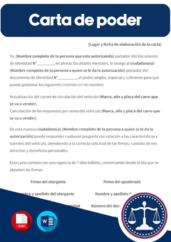 carta de poder